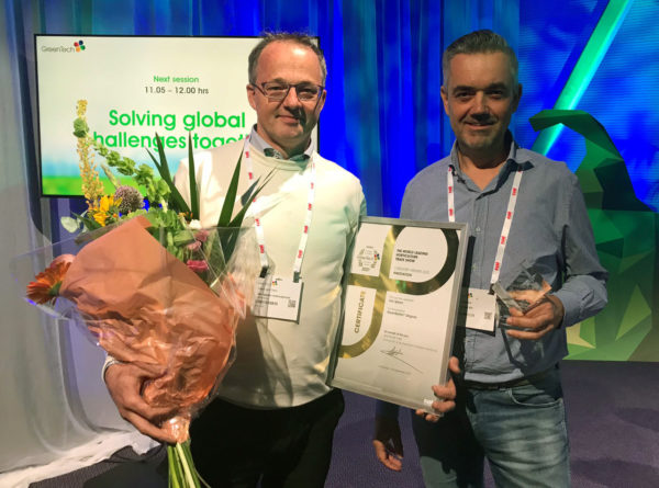 Afbeelding Van Iperen International wint de Greentech Innovation Award