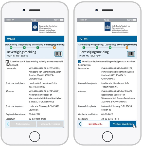 Afbeelding rVDM: Bevestigen van uw mesttranssport stap voor stap uitgelegd