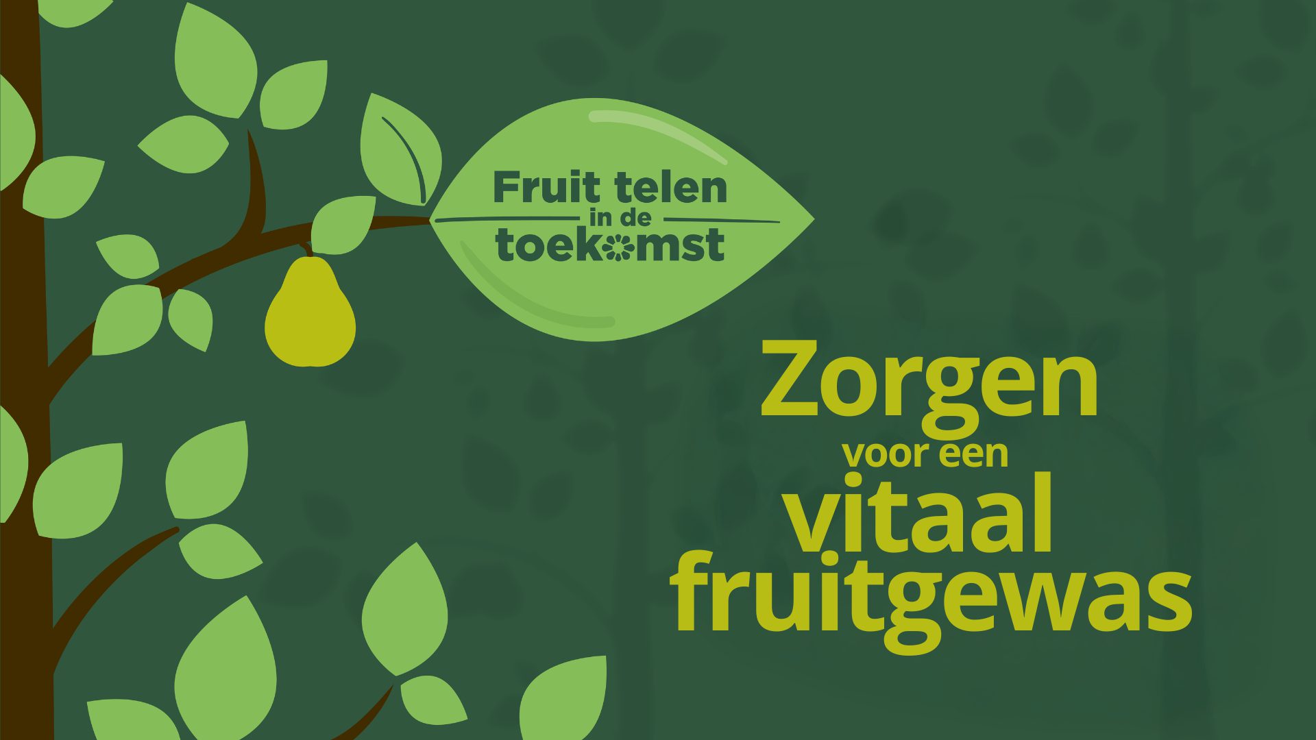Afbeelding Fruit telen in de toekomst: Vitaal fruitgewas