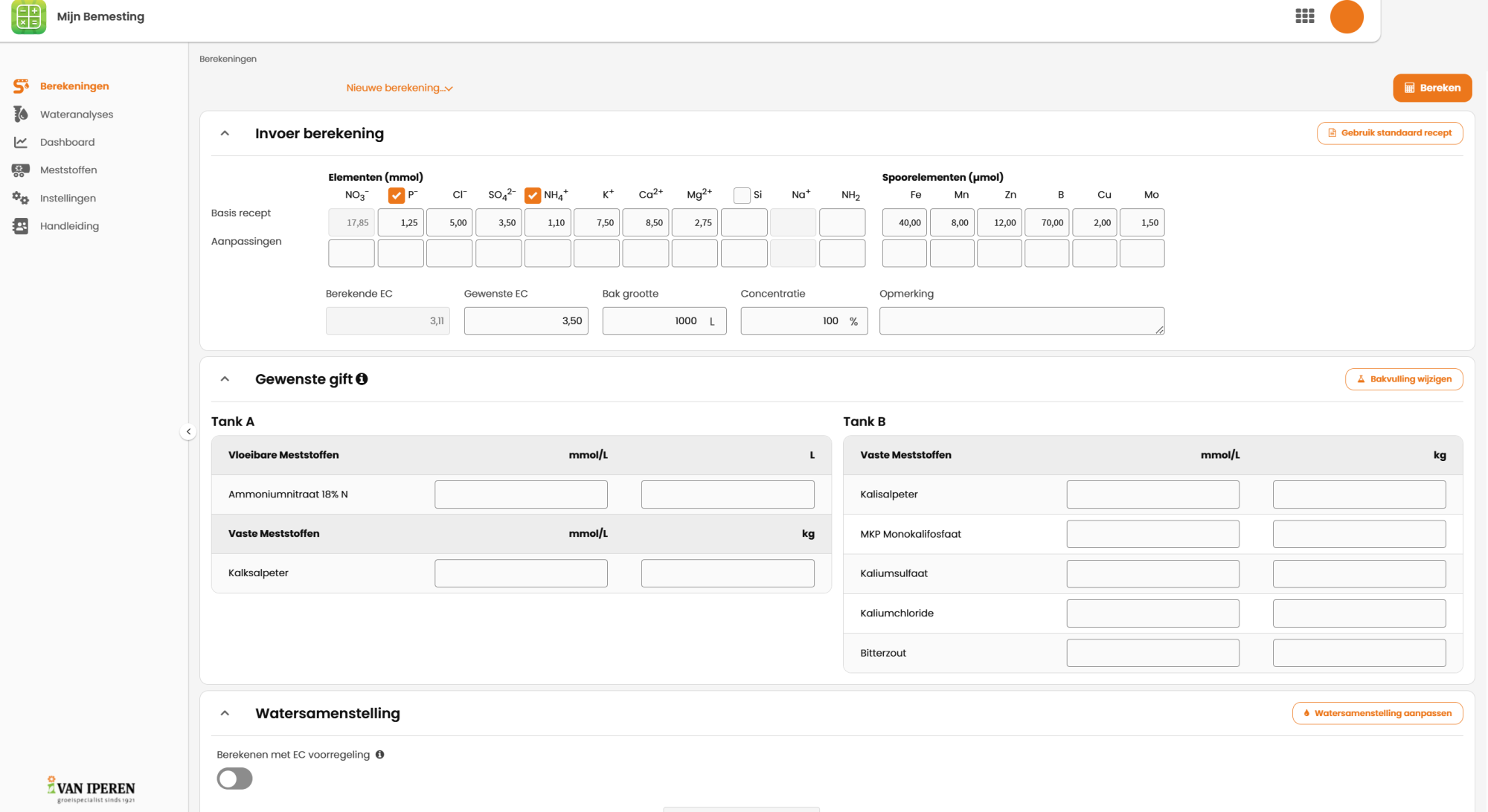 Afbeelding Vernieuwde versie van Mijn Bemesting