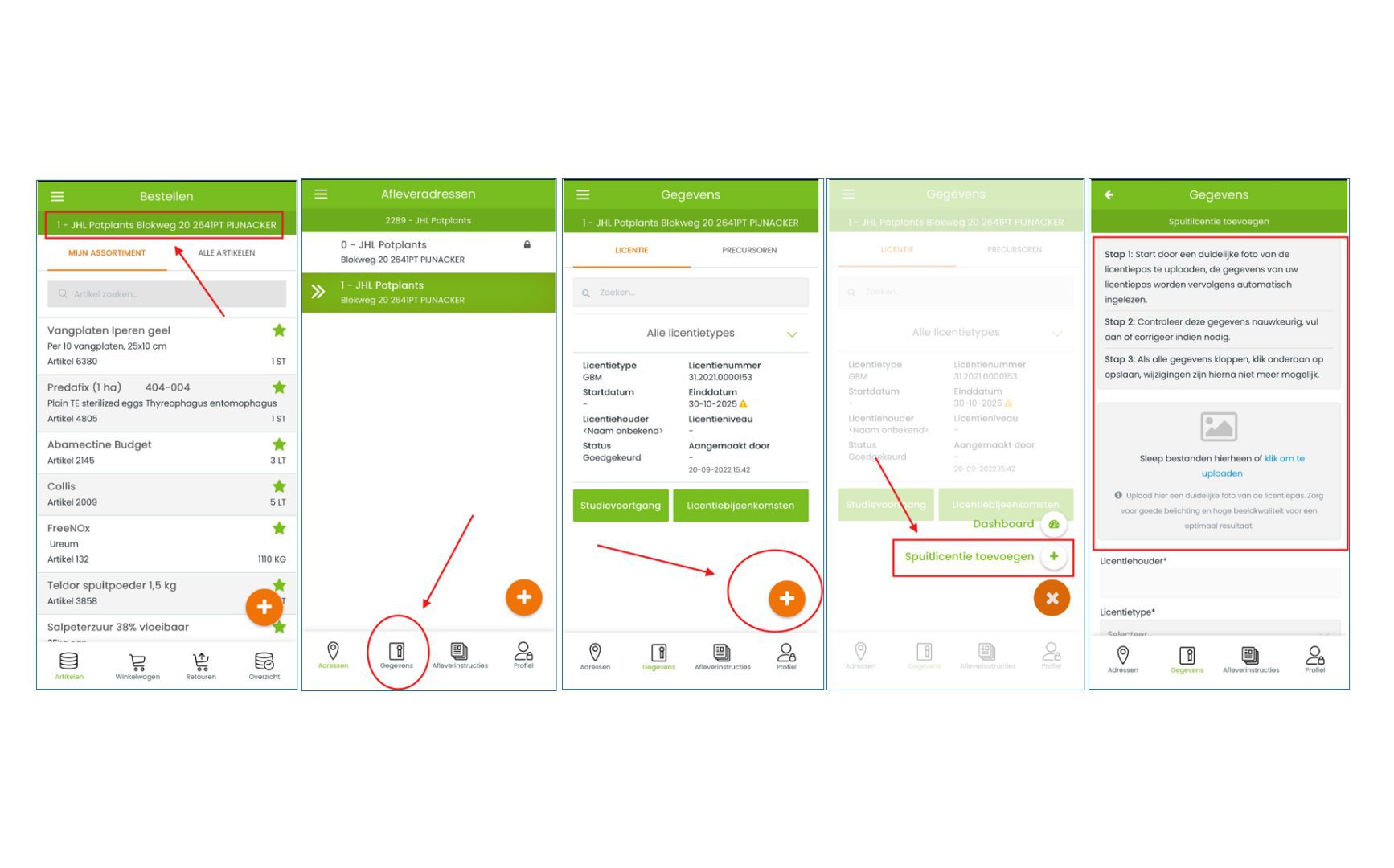 Afbeelding Mijn Iperen TIP – Spuitlicentie toevoegen