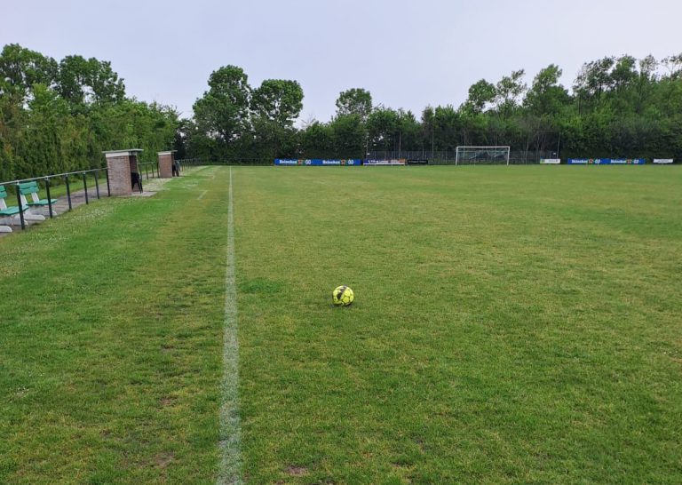 Afbeelding Gele waas over de sportvelden
